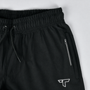 Turtle Sport Black Shorts 02 Pocket Zipper Detail