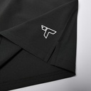 Turtle Sport Black Shorts 03 Logo Hem Detail