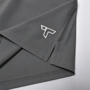 Turtle Sport Grey Shorts 03 Logo Hem Detail